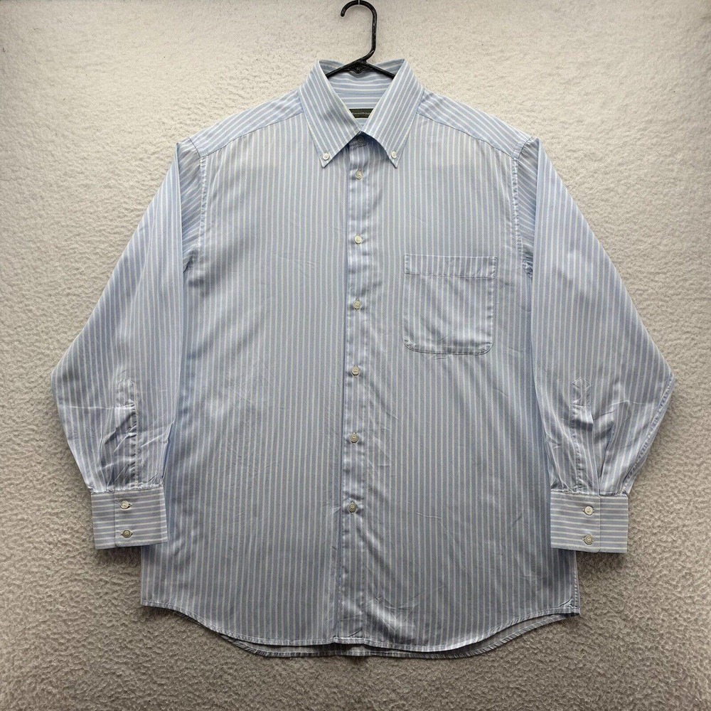 Ermenegildo‎ Zegna Dress Shirt Mens XL X-Large Preppy Academia Business